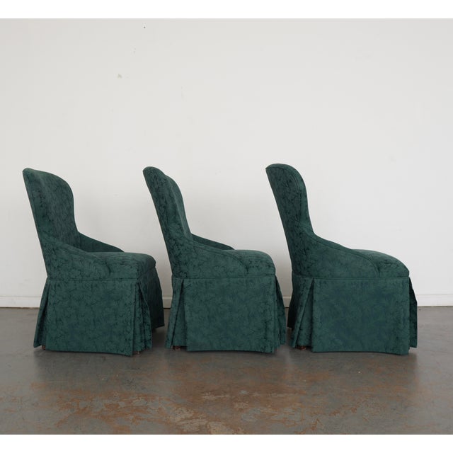 2000 - 2009 Vintage Designmaster Upholstered Dining Chairs (Set of 6) For Sale - Image 5 of 16