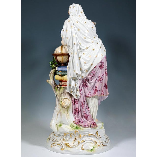 Science, Large Allegorical Figure, by Emmerich Andresen, Meissen Germany, C 1900, 1890s For Sale - Image 4 of 11