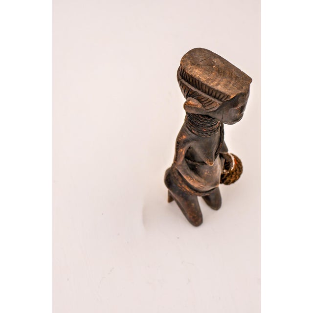 Mid-20th Century Traditional African Hardwood Tribal Nude Female Statues, 1920s, Set of 2 For Sale - Image 18 of 18
