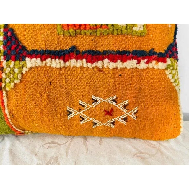 Tribal Tribal Wool Vintage Kilim Cushion or Pillow, a Pair For Sale - Image 3 of 11