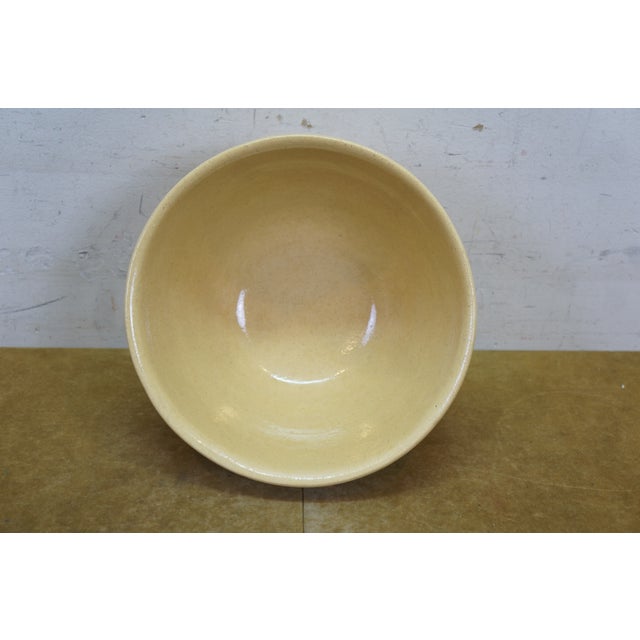 Mid 20th Century Robinson Ransbottom Roseville Ohio 305 Geometric Mixing Bowl Red For Sale - Image 6 of 14