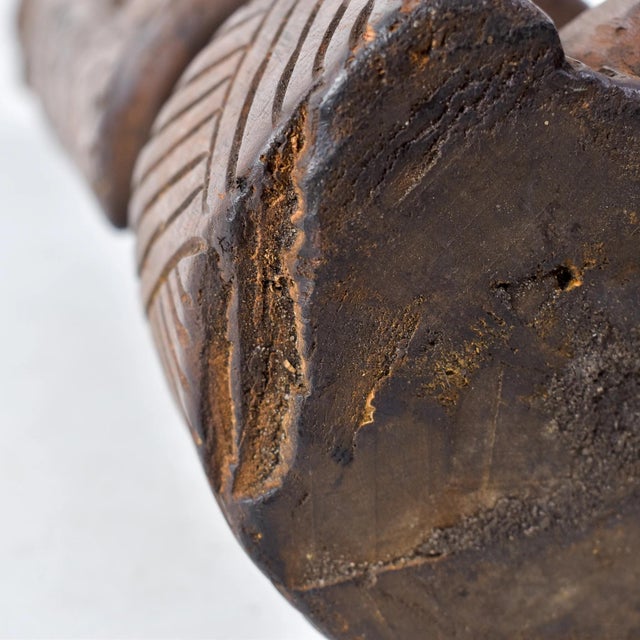 Early 20th Century Ndengese Male Wooden Figure For Sale - Image 12 of 16