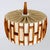 Mid-Century Modern Pendant Lamp in Teak, 1960s For Sale - Image 5 of 11