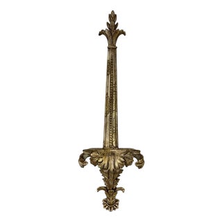 Vintage Acanthus Design Wall Mount Plate or Picture Easel For Sale