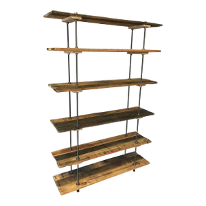 Six Pallet Wood Fully Adjustable Shelf Unit