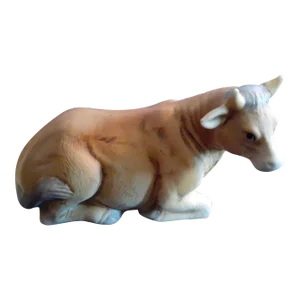 1980s Lefton Porcelain Ox Figurine