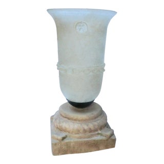 Murano Glass Table Urn Lamp For Sale