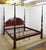 King Bed by Henkel Harris. Store item #540. It features carved wood and comes with slats.