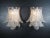 Glass Pair of Murano Six-Tier Felci Wall Sconces - 10 Glasses For Sale - Image 7 of 9