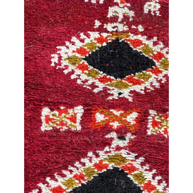 Vintage Moroccan Rug, 1940s For Sale - Image 4 of 18