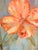 Vintage Oil on Canvas Bold Floral Painting , Framed For Sale - Image 4 of 10