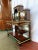 19th-Century French Kingwood and Porcelain Mirrored Cabinet on Stand For Sale - Image 6 of 11