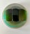 Mid 20th Century Murano Sommerso Art Glass Bowl in Green, Teal and Amber For Sale - Image 11 of 12