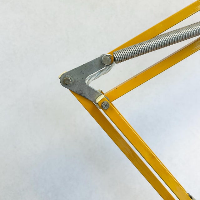 1970s Yellow Architect Lamp from HCF Denmark, 1970s For Sale - Image 5 of 12
