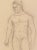 Male nude from the estate of Florida artist Dr. Ronald Frank Yrabedra (1944-2022). Yrabedra earned his B.A. and M.A. from...