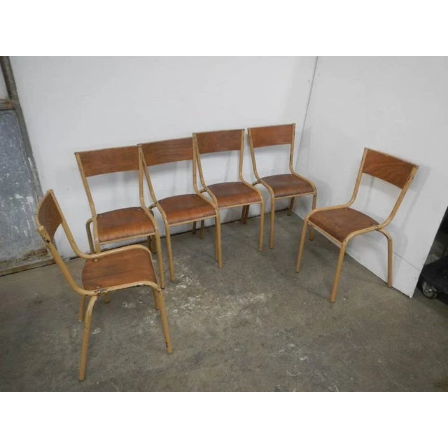 Stackable Chairs from Mullca, 1960s, Set of 6, in Good conditions. Designed 1960 to 1969 This piece is attributed to the...