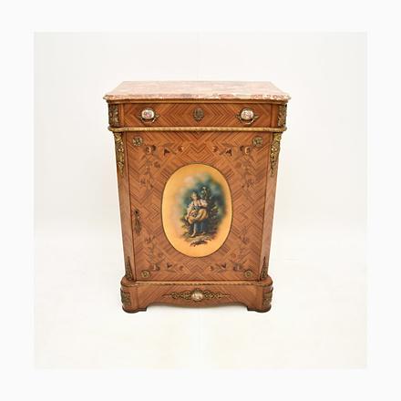French Marble Top Cabinet, 1920s For Sale - Image 14 of 14