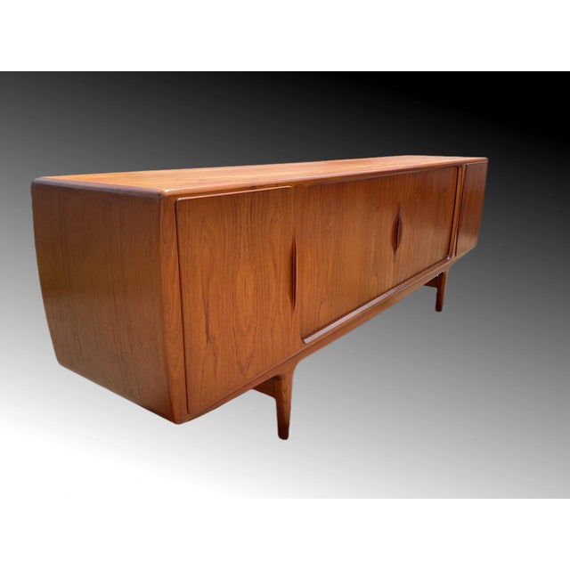 Wood Mid-Century Sideboard in Teak by Johannes Andersen for Uldum Mobelfabrik For Sale - Image 7 of 16