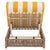 Callan Chaise Lounge, Heather Tan/Yellow Stripe For Sale - Image 12 of 12