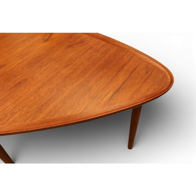 Vintage Danish Coffee Table in Teak by Anton Kildeberg, 1960s For Sale - Image 15 of 17