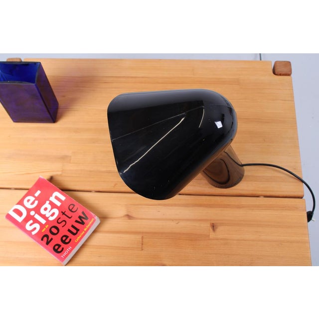 Sorella Black Table Lamp by Guzzini, 1970s For Sale - Image 9 of 17