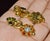 Authentic Vintage Piero Milano 5.40Cts Natural Spessartite Garnet Green Tourmaline Diamond Solid 18k Gold Earrings, Pair For Sale - Image 4 of 16