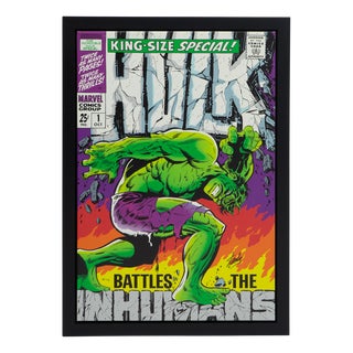 Marvel Comics, The Incredible Hulk, Limited Edition Large Marvel Art Print Signed and Numbered by Stan Lee For Sale