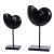 Contemporary Resi Snail Table Decor - Black, Set of 2 For Sale - Image 3 of 3