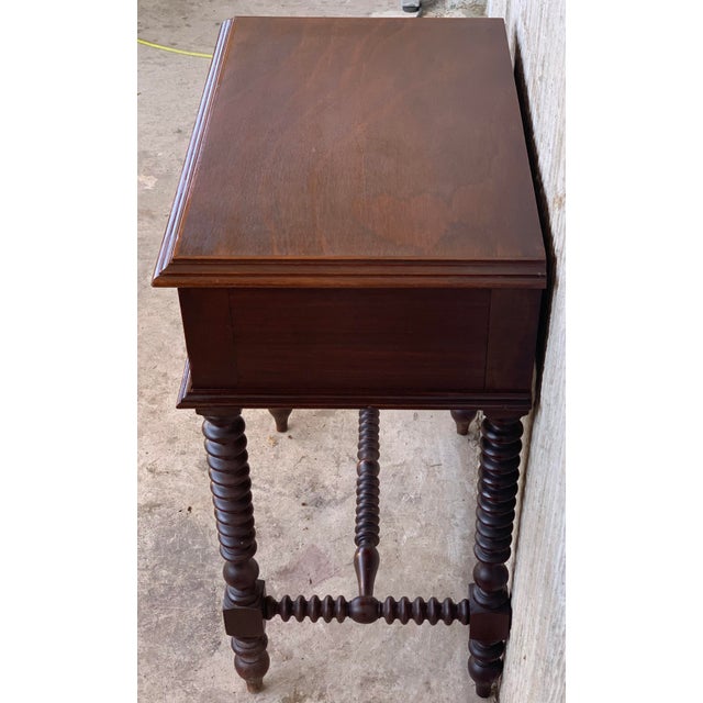 20th Century French Solid Carved Nightstands - a Pair For Sale In Miami - Image 6 of 13