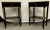 Pair of Russian Neoclassical Style Ebony Finish One Drawer Stands or End Tables For Sale - Image 4 of 12