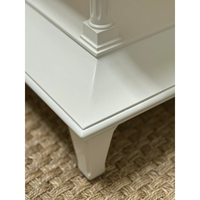 2020s Baker Furniture Three Tier Etagere / Tray Table / Side Table For Sale - Image 5 of 9