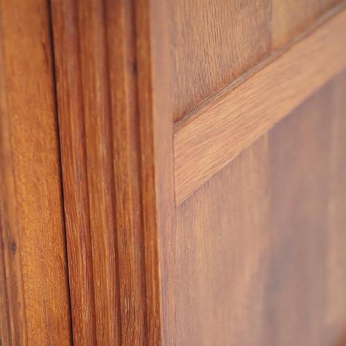 Louis XVI Style Oak Wardrobe with Mirrored Door, 1900 For Sale - Image 12 of 14