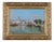Edmond Marie Petitjean, French Impressionist Harbour Scene, Oil on Canvas, Framed For Sale
