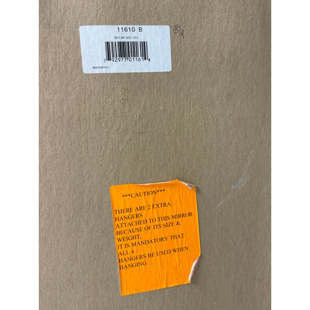 Abernathy Furniture Distressed Gold Finish Mirror For Sale - Image 11 of 12