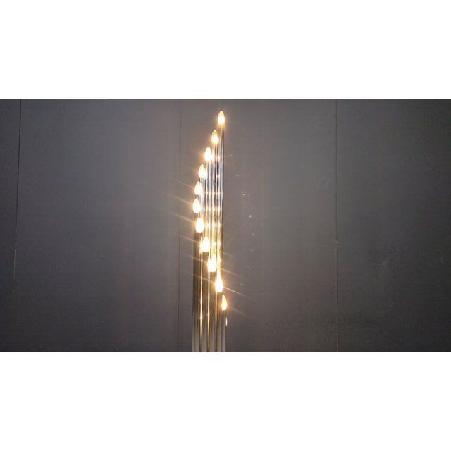 Vintage Chrome Floor Lamp by Goffredo Reggiani, 1970s For Sale - Image 7 of 13