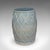 This is a vintage planter base. A Chinese, ceramic jardiniere stand or garden seat with maritime rope motif, dating to the...