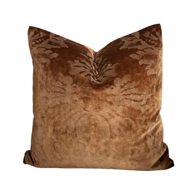 Pillows made from this beautiful Italian Velour velvet have a very soft, suede like touch, with a lovely sheen that...