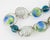 Appartement a Louer French Designer Extra Long Chrome and Murano Beads Necklace For Sale - Image 11 of 12