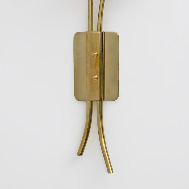 Murano Glass and Brass Tulips Sconces, 2000s, Set of 2 For Sale - Image 10 of 11