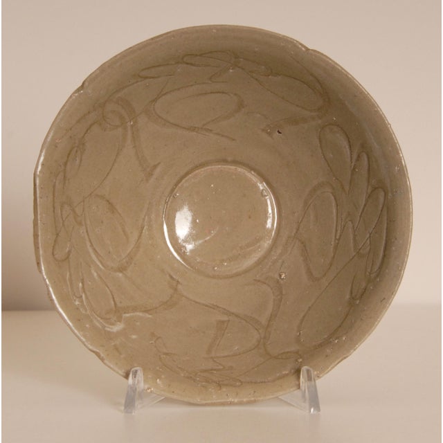 Chinese Ceramic Bowl Celadon Song Period Bowls Jepara Shipwreck Set of 5 Gothic Medieval For Sale - Image 13 of 18