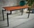 Metal Danish Teak Bench, 1960s For Sale - Image 7 of 18