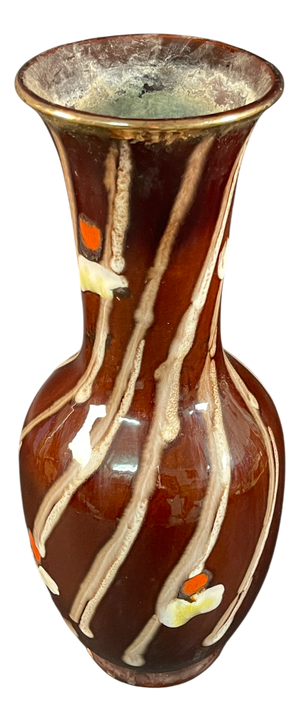 Hand-Painted Ceramic Vase, 1950s