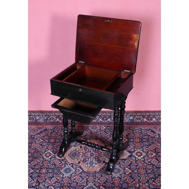 Antique Sewing Table, 1920s For Sale - Image 4 of 5
