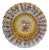 Late 20th Century Large 13.5" F.C. Constancia Portugal Hand Painted Floral Charger Plate Scalloped For Sale