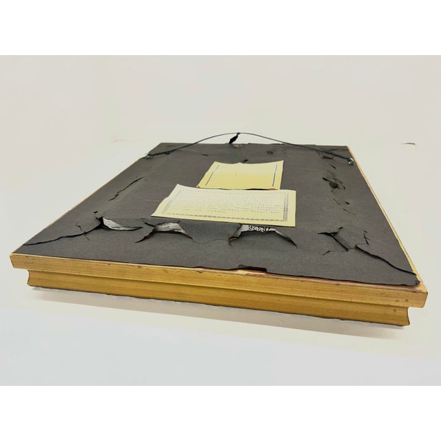 1960s Framed Oil on Canvas "Old Man With Barrel" by Artist Soloman Leski For Sale - Image 4 of 7