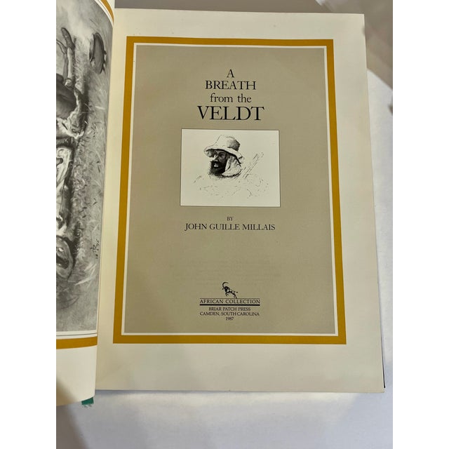 Set of 5 Leather Bound Safari African Hunting Theme Books For Sale - Image 13 of 13