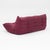 Togo Three-Seater Sofa in Burgundy Bouclet by Michel Ducaroy for Ligne Roset For Sale - Image 16 of 18