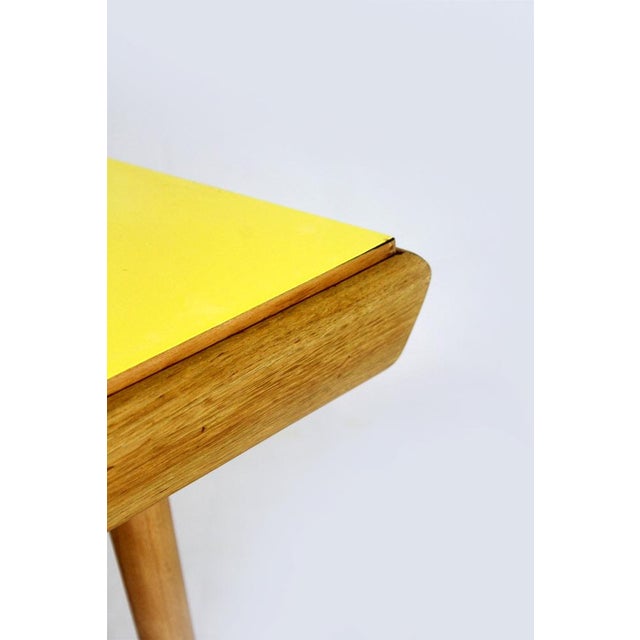 Brown Coffee Table with Double-Sided Formica Top from Interier Praha, Former Czechoslovakia, 1960s For Sale - Image 8 of 18