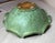 Large Antique Handmade North Carolina Us Green Glaze Centerpiece Pottery Bowl For Sale - Image 12 of 14