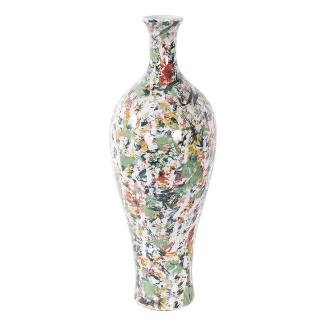 Jardin Colore' Tall Vase For Sale
